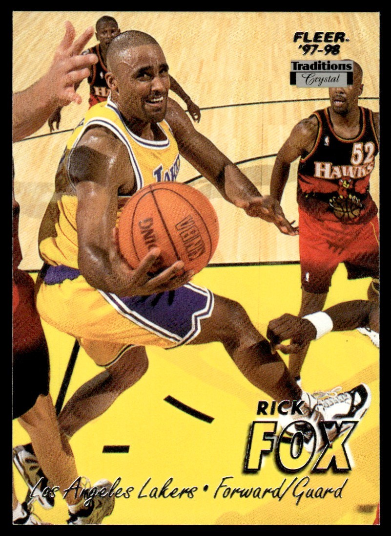 1997-98 Fleer Traditions Crystal Rick Fox Los Angeles Lakers #293
