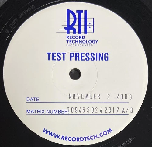 BEATLES With The Beatles 2009 Unreleased 180-Gram 12" Vinyl LP Test Pressing M-