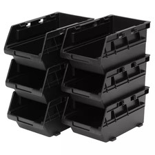 Bunker Load-Up Stack Storage Bin Set (6 Piece)