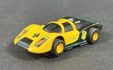 Vintage Tyco HO Scale Porsche 908 Yellow Black Slot Car Tested  Working