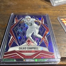 Calais Campbell 2025 Panini Phoenix #94 Purple Winter Prizm # 083/249 