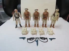 Vintage 1980 Hoth Luke Skywalker, Rebel Commander and 3 Rebel Soldiers Complete