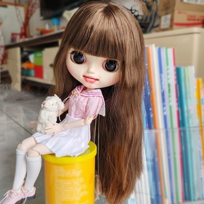12'' Factory Blyth Doll Brown Hair Sleeping Eyes Smiling Mouth With Outfits