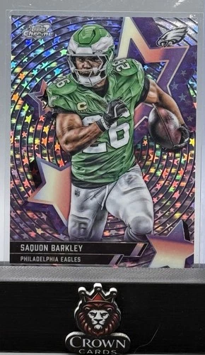 2025 Topps Cosmic Chrome Saquon Barkley Base (RAW)