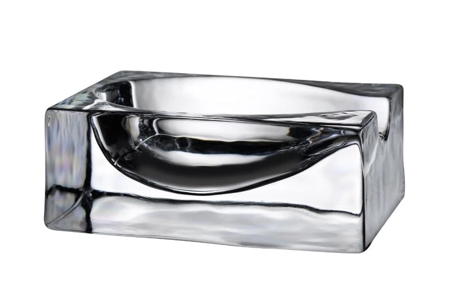 Descanso de cuchara de vidrio Cruet NUDE, sin plomo, cristal, soporte de cocina para utensilios de cocina... Foto 2 de 3