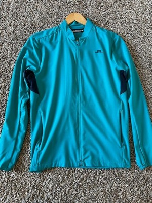 J. LINDBERG ZIP UP JACKET - TEAL  - SIZE MED
