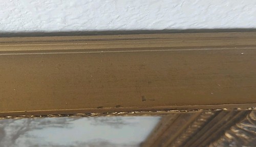 Set Of 3 Ornate Framed Prints Of Vintage Or Antique Outdoor Scene, Plastic Frame - Picture 17 of 21