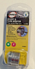 Danco Faucet Aerator Chrome Adjust  Flow 1.5 GPM 15/16-27F 13/16-27M