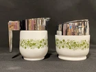 New ListingVintage Set Gemco Pyrex Spring Blossom Crazy Daisy Creamer & Sugar Set