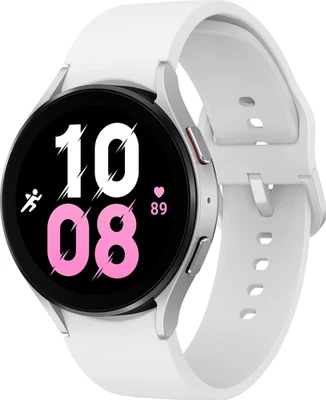 Samsung Galaxy Watch5 – 44 mm | 4G/LTE (eSIM) + GPS | NEU & OVP | Silver White - Bild 1 von 4