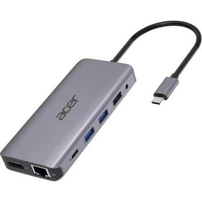 Acer 12-In-1 Type-C Adapter Dockingstation USB-C 2 x HDMI DP GigE