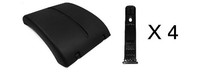 Hinterer Oberer KotflüGel Schwarz Mit Zugstangen-Kit 200.00503 - Iveco - S-Way 2