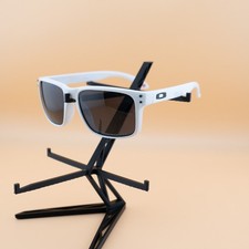 New Oakley Holbrook Polarized  Prizm Sunglasses Polished White/Black Iridium