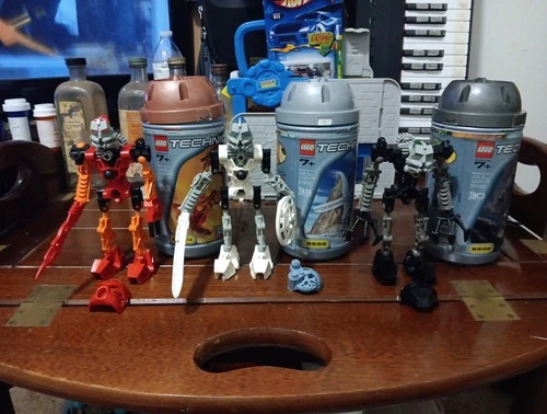 Lego Technic Bionicle Lot Of 3  Sets Tahu,kopaka,onua please Read Description