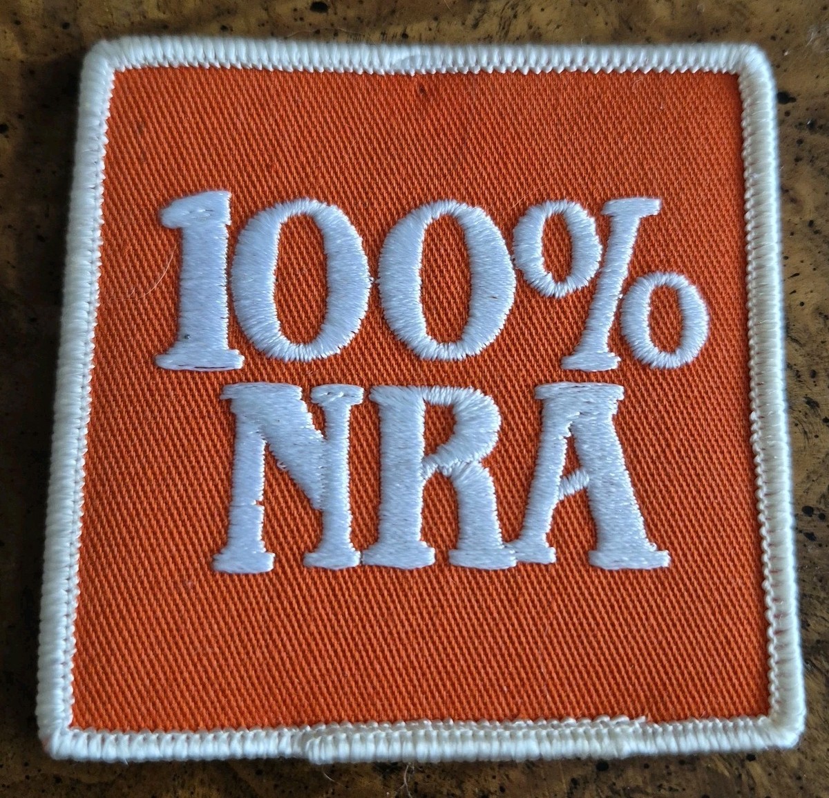Vintage Embroidered Patch: National Rifle Association Marksman 50 Ft