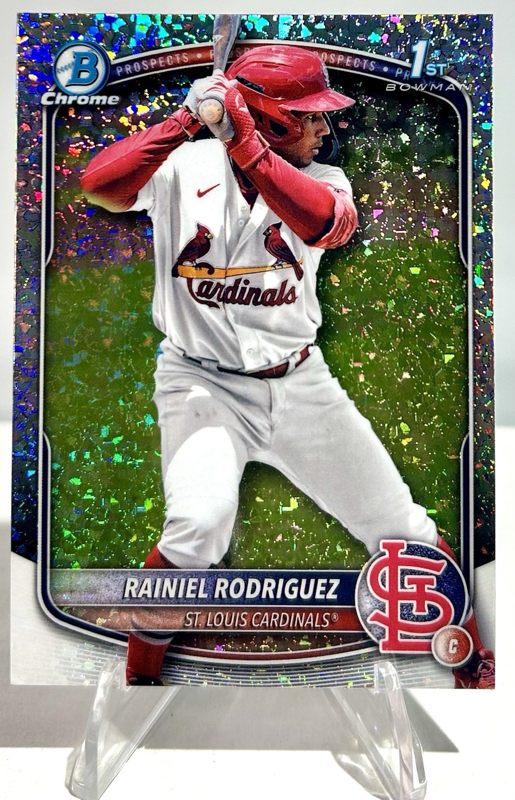 2025 Bowman Chrome Rainiel Rodriguez 1st Chrome Mini Diamond