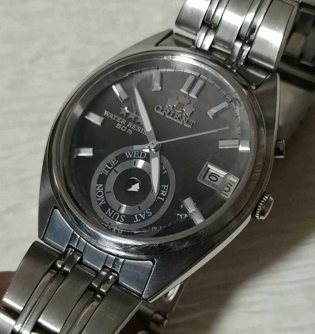 Orient Three Star Automatic Mechanical Watch Gray… - image 1