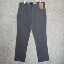 Denali Pants Mens 34/32 Gray Stretch Twill Technical Dress Casual Hiking Chino