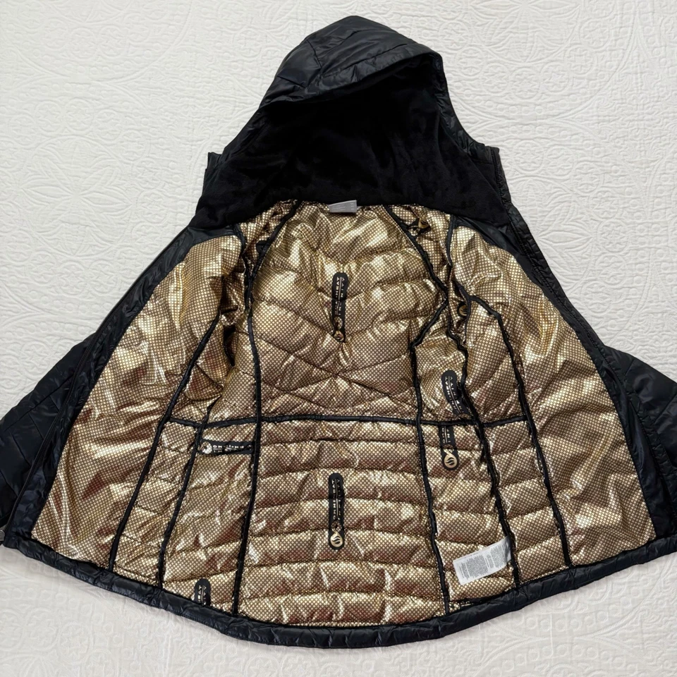 Columbia Women's Joy Peak Insulated Hooded Jacket, Black - Image 3 of 4