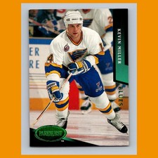 Kevin Miller #178 1993-94 Parkhurst Emerald Ice St. Louis Blues Hockey Card NHL
