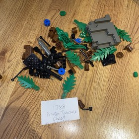 Lego 1788 Pirates I Pirate Treasure Chest Set Vintage Manual Minifigures