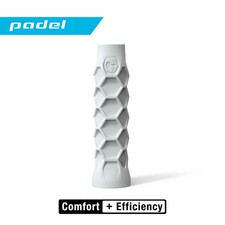 Hesacore Padel Grip - 5.25 Inches Long - Regular Soft Feel - White