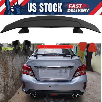 46'' Matte Black GT Style Racing Rear Trunk Spoiler Wing For Mitsubishi Mirage G4