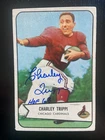 New ListingCharley Trippi Autographed 1954 Bowman Football Card #60 Cardinals HOF