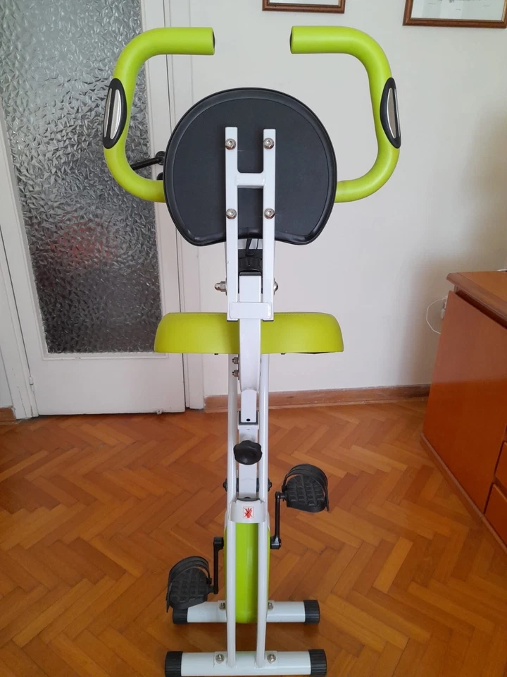 Ultrasport F-Bike Cyclette Pieghevole con Display LCD, Sella Comfort, 130kg - Immagine 3 di 4