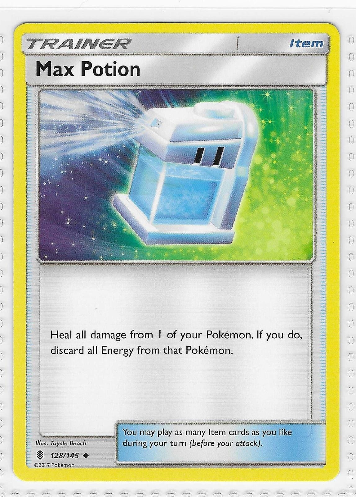 Max Potion 128/145 Uncommon Guardians Rising Pokemon Near Mint