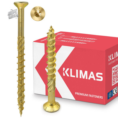 Holzschrauben 6x90 Torx Profi Senkkopf verzinkt Zimmerei TX 100 Stück
