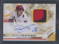 2023-24 SP Authentic Hockey Teuvo Teravainen #50 Limited Auto Patch /100