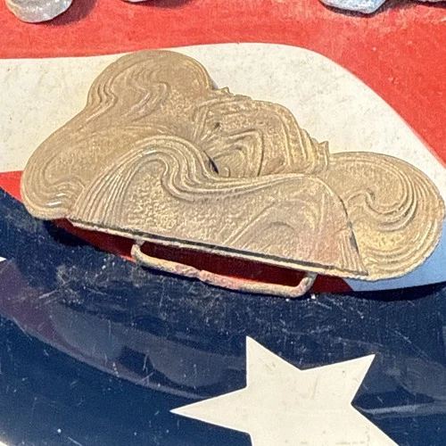 Dug Civil War 💥 🇺🇸 💣  Brass Sash Buckle Unique