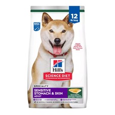 Hill's Science Diet Sensitive Stomach  Skin Adult Dry Food-Alaskan Pollock 12Lb