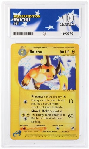 Raichu graded ACE 10 for sale on eBay