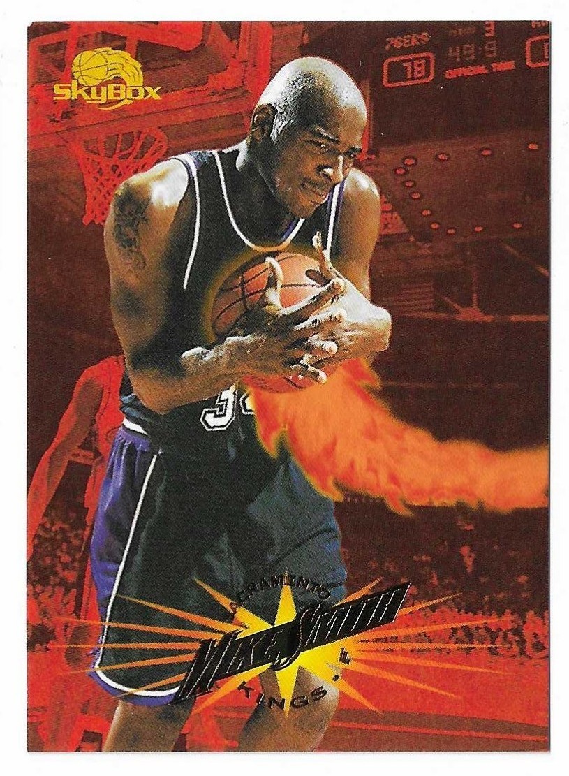 1995-96 Skybox Premium Basketball Michael Smith Card #200 Sacramento Kings