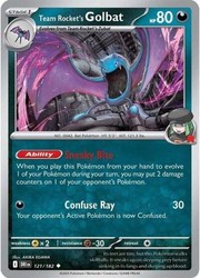 Team Rocket's Golbat 121/182 Destined Rivals Uncommon