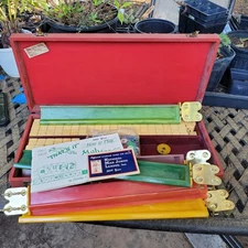 Vtg Royal Depth Control Mah Jongg Set Catalin NMJH Game All Original 1960s MCM
