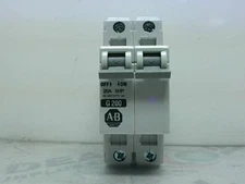 Allen Bradley 1492-CB2G200 /B,C Circuit Breaker 2 Pole 20 Amp 2 Amp Din Rail ...