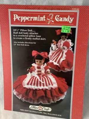 Fibre Crafts CROCHET PATTERN Collectible/Dolls Peppermint Candy           R25-24