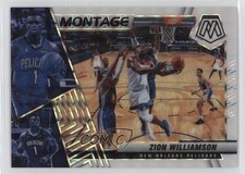 2021-22 Panini Mosaic Montage White Mosaic Prizm 17/25 Zion Williamson #29 r7d