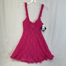 Cinema Etoile NWT Pink Babydoll Chemise  Panty Set Seductivewear Size S
