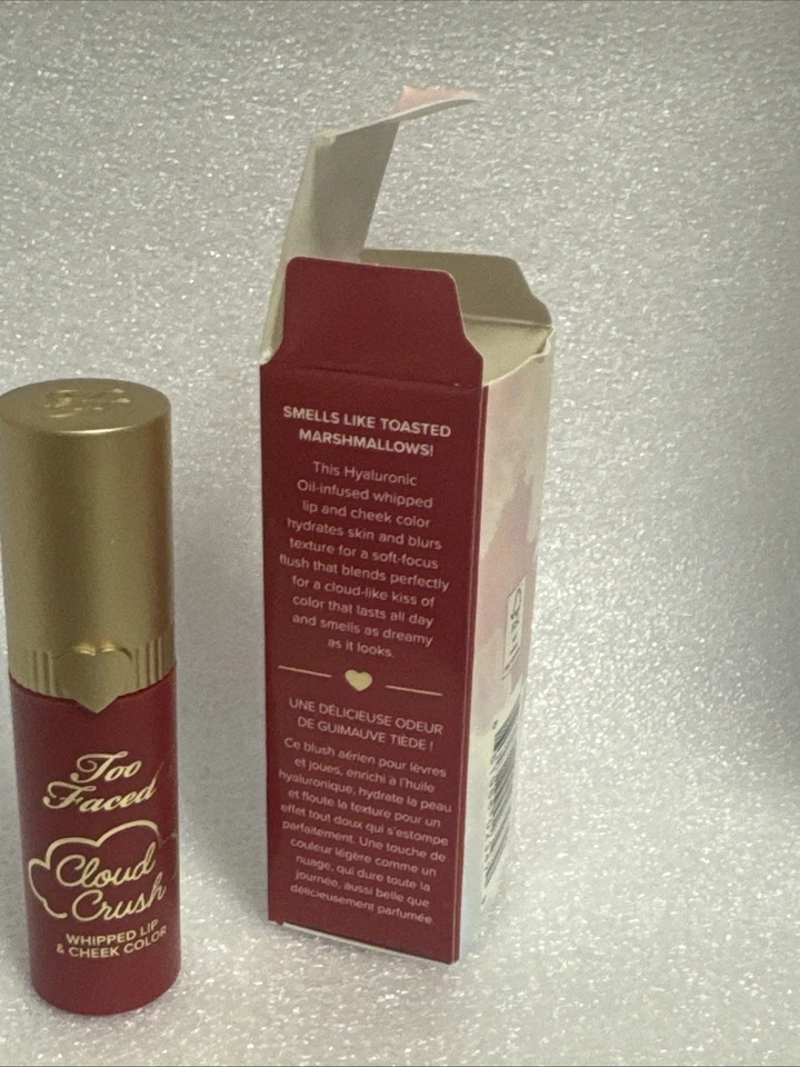 Brand New Too Faced Cloud Crush Whipped Lip And Cheek Colour | Red Velvet - Image 4 of 4