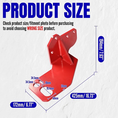 Recovery Tow Points Rear Recovery Points Tow Hook for Toyota Tundra 2022-2025 24 - Picture 7 of 11