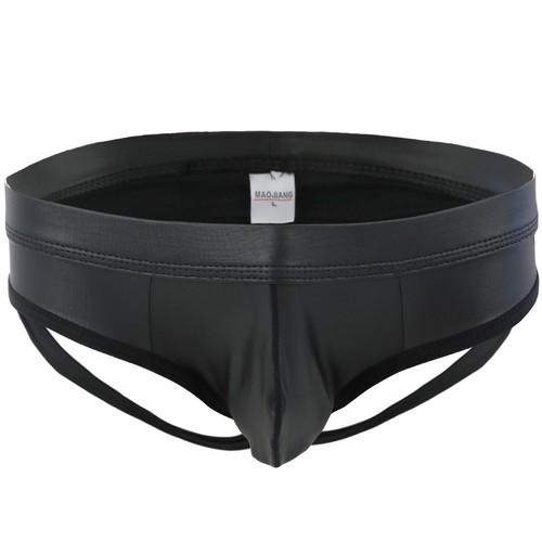 Männer Lack Leder G-string Tanga Herren Pofreies Briefs Jockstrap ...