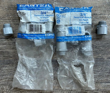 Lot of 23 3/4" Cantex PVC Male Terminal Adapter Electrical Listed