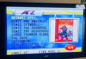 AtGames Sega Genesis Classic Mini Game Console w 80 Built-In Games. Tested/Works