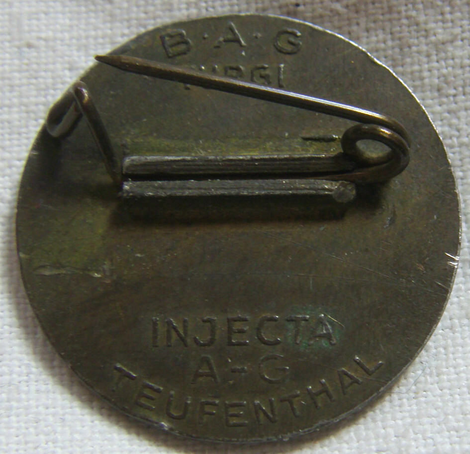 Insigne militaire suisse + 2 jetons fête de tir Coire, 1949 (D'occasion