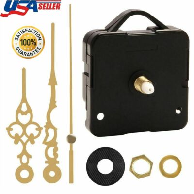 DIY Replacement Wall Clock Quartz Movement Mechanism Fittings Parts Collectibles