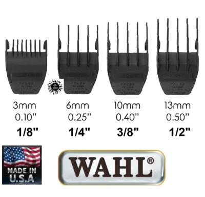 Wahl ATTACHMENT GUIDE COMB SET FOR PEANUT,NEO,BERET,Sterling BULLET,MAG Trimmers